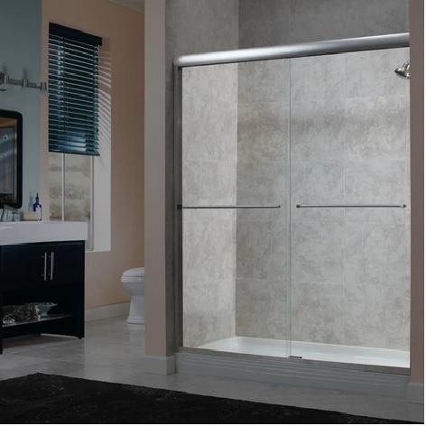 Miseno MSDC6072Q-BN Sliding Framed Shower Door - MSRP $608