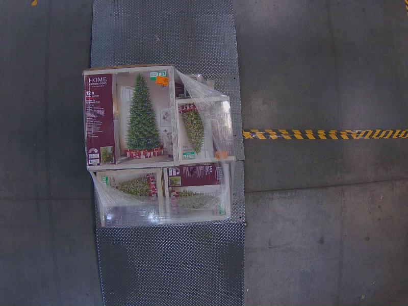 Holiday - HDC 12ft Prelit Slim Balsam Fir Artificial Christmas Tree & More - Est Retail $1,063