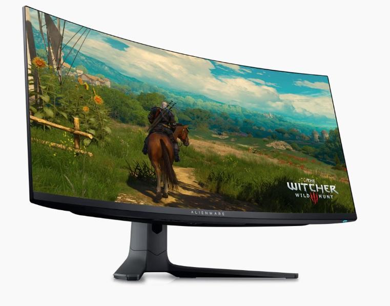 Alienware AW3423DWF Curved QD-OLED Gaming Monitor 34in, Outfunny Inflate Bounce House, SANSUI 32in Monitor -MSRP $2,391