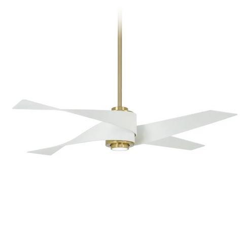 MinkaAire F903L-SBR/WHF Indoor Ceiling Fan - MSRP $679