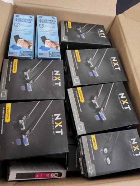 Electronics - Epson Magenta Ink Cartridge, NXT 10 Ft Cable, Canon Black Ink - MSRP $1,231