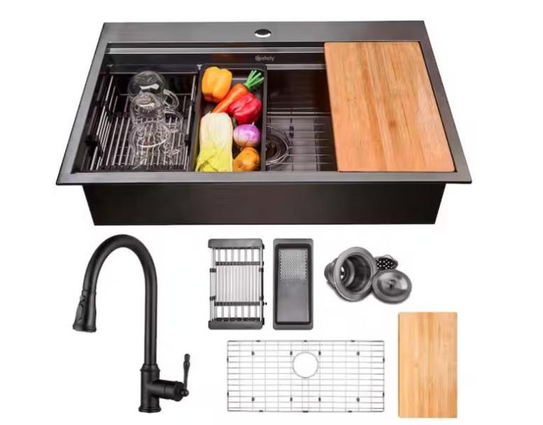 Plumbing - AKDY, NTQ, SINKOLOGY - Est Retail $2,330- 1plt