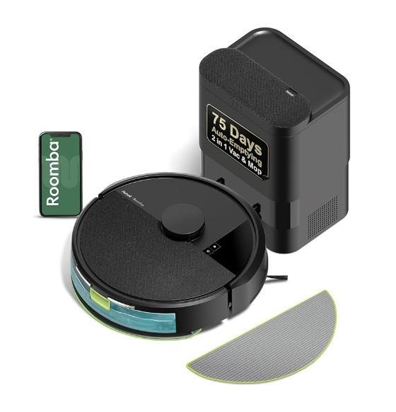 iRobot Roomba 105 Robot Vacuum/Mop, Kwikset Vancouver Deadbolt Handleset, DOMGMUWUJEE Toddler High Chair - MSRP $1,913