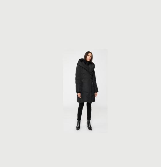 Mackage Kay Asymmetric Hooded Coat - Original MSRP $1,089