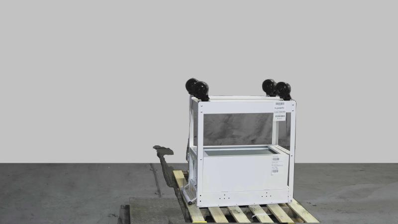 Project Source Dover 60in Light Gray Double Sink Bathroom Vanity, Style Selections Vanity Sink Top - MSRP $2,638