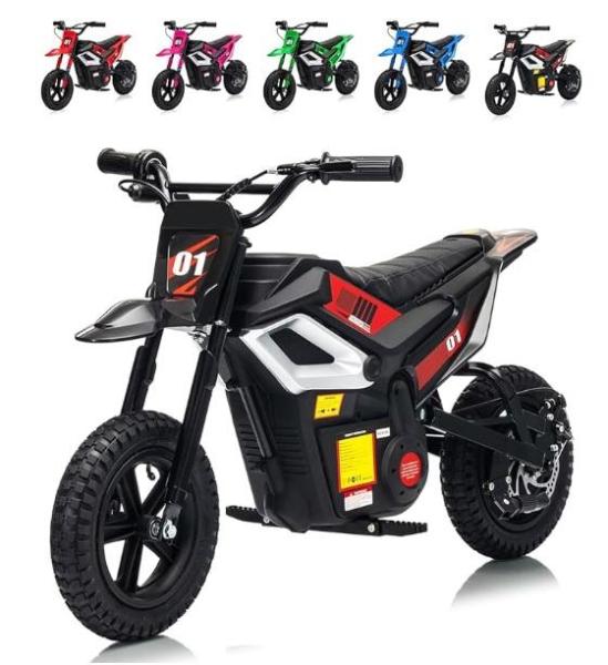 Electric Dirt Bike 12" Tire, Autodevil Air Suspension Compressor Pump, WHHKXY Couch Slide, Baseball Cage - MSRP $2,390