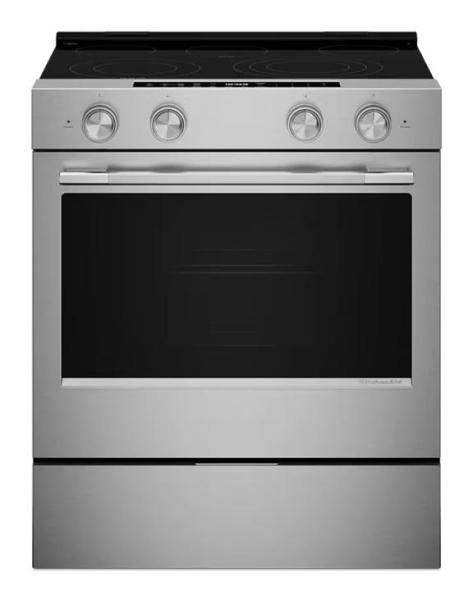 Salvage Whirlpool (Maytag) YKSES530SPS 5.3 Cu. Ft. Slide In Electric Range - MSRP $1,995