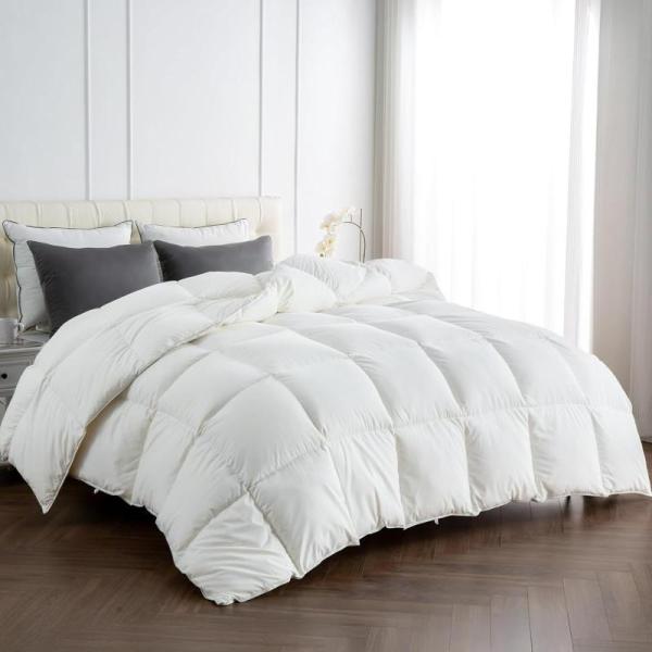 Home - Premium Down Feather Fibers Comforter, Westinghouse Electric Blanket, Artificial Faux Greenery - MSRP $17,408