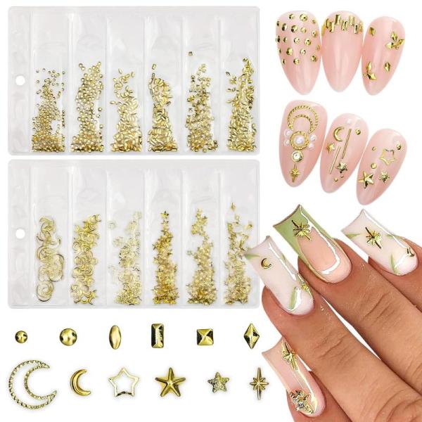 Beauty - RODAKY 200PCS Bow Nail Charms, Yersunsy Short Almond Press On Nails - MSRP $36,681