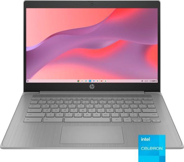 A Grade - HP 14" Chromebook - Intel Celeron N4500 2021, 4GB RAM, 64GB eMMC, Modern Grey - MSRP $329