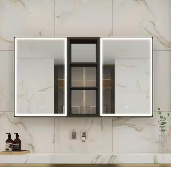 Plumbing - FORCLOVER LED Medicine Cabinet w/Mirror, Glacier Bay, Swiss Madison, Attop, WELLFOR, HDC - Est Retail $5,309