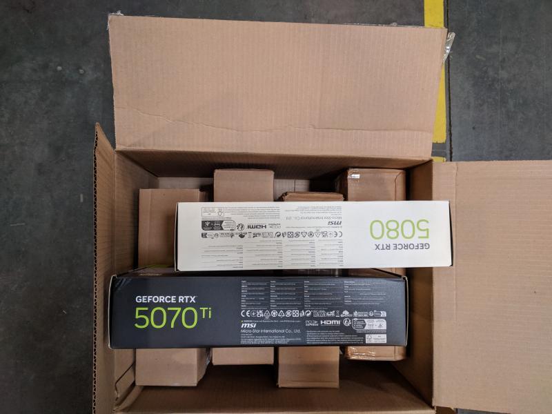 RTX 5080, 5070 Ti - Gaming Desktop GPU Lot & More - $7.4K - 9 Qty.
