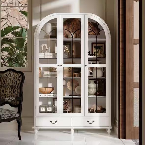 Home Decor - FUFU&GAGA White 77.2in Office Storage Cabinet Arch, Graco,  Somnify, Bestier, Mlezan - Est Retail $2,462