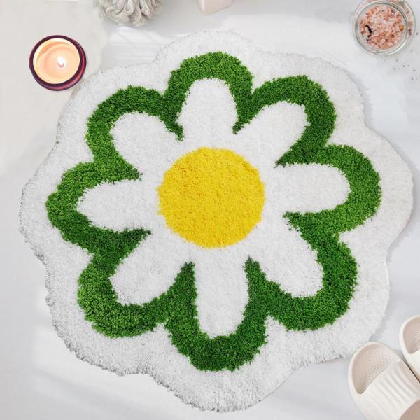 Furniture- BALEINE 24pcs Rug Tapes, YRXRUS Flower Bath Mats, Whaline Valentine Heart Bath Rugs, Floor Mats -MSRP $1,534