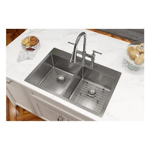 Elkay ECTSR33229TBG1 Stainless Steel Kitchen Sink - MSRP $579