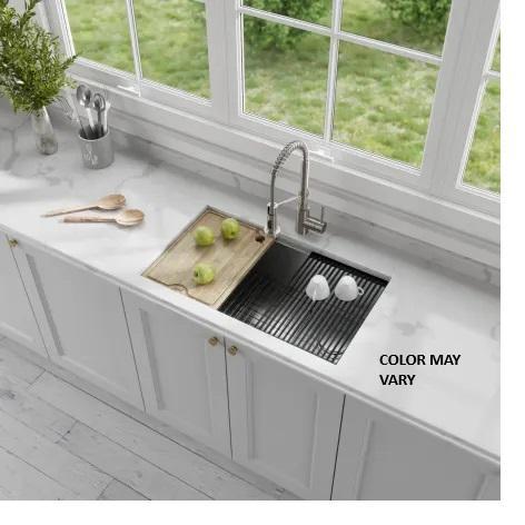 Kraus KWU110-32/PGM Stainless Steel Kitchen Sink - MSRP $629