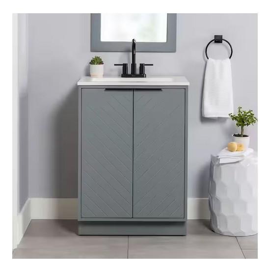 Kitchen & Bath - Glacier Bay Lanier and Penlee Bathroom Vanity Combos  - Est Retail $1,020- 1plt