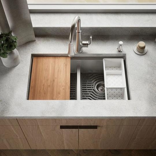 Kohler K-80085-2PC-NA Stainless Steel Kitchen Sink - MSRP $307