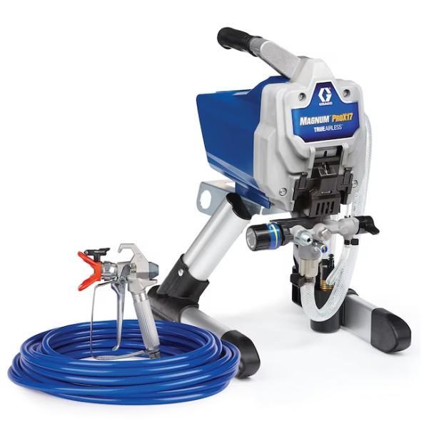 Magnum Paint Sprayer, Metabo Flooring Nailer, Kobalt Horizontal Air Compressor - MSRP $3,086