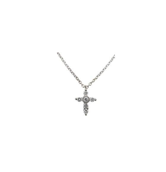 Accessories - Boey Levy Diamond Mini Cross Necklace, Ugg Contrast Sheepskin Touchscreen Gloves - Original MSRP $4,992