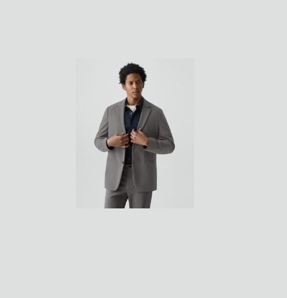 Apparel - Theory Clinton Precision Ponte Blazer, PAIGE Tanscend Federal Slim Jeans, Peter Millar - Original MSRP $1,940