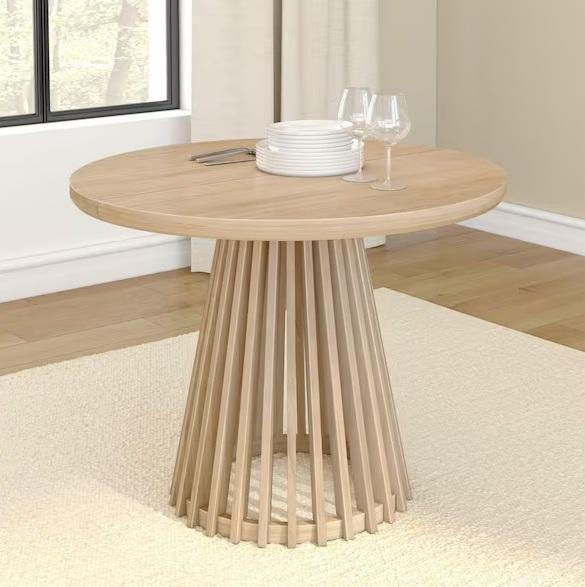 Home Decor - PLANK+BEAM Pedestal Dining Table, Lirago, TRIBESIGNS WAY TO ORIGIN, Linon Home Decor - Est Retail $1,834