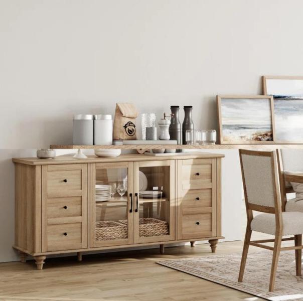 Furniture - Charlton Home Sideboard, Delta Faucet, Ebern Designs Dresser - MSRP $1,456