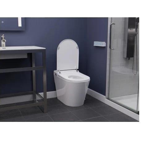 Anzzi TL-STFF950WH Elongated Chair Height Smart Toilet - MSRP $895