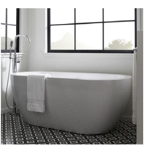 Miseno MNO6030SFSO Acrylic Soaking Bathtub - MSRP $897