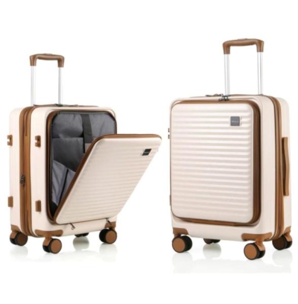 Luggage - Beige Carry On Spinner, Perseva Disc Golf Bag - MSRP $1,829