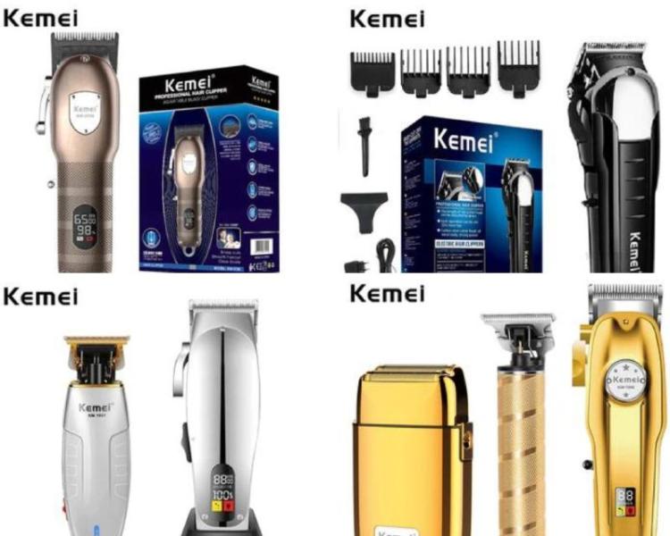Kemei Grooming Tools Mixed Lot Hair Clippers Trimmers Shavers Professi