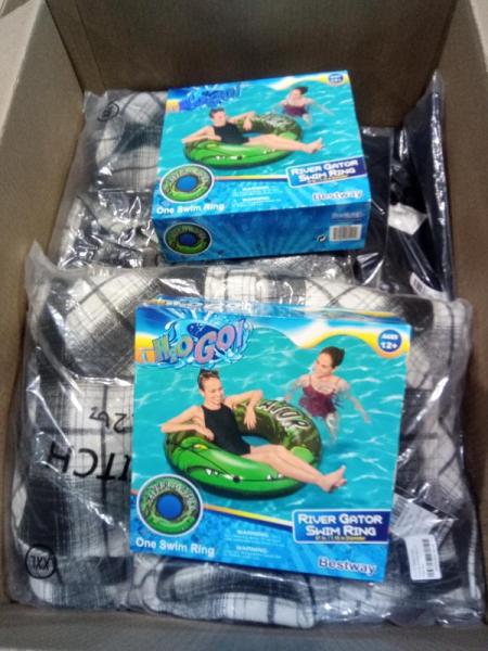 General Merchandise- WeSC Men's Short Sleeve Polo, One Bite Stainless Steel Pizza, American Stitch Jacket - MSRP $446