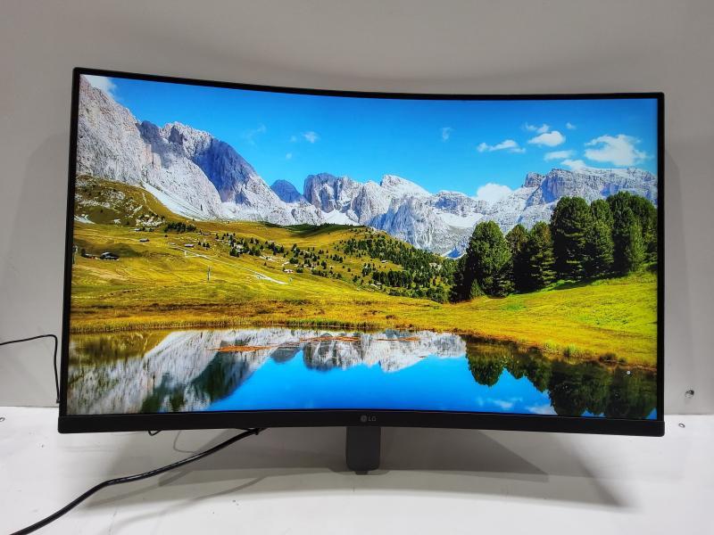 A Grade - LG 32BR50CB 32" Curved LCD Widescreen Monitor - MSRP $229