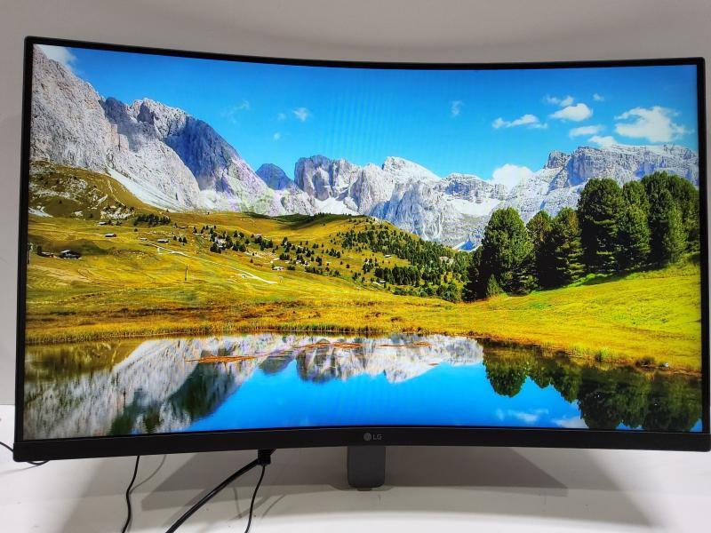 A Grade - LG 32BR50CB 32" Curved LCD Widescreen Monitor - MSRP $329