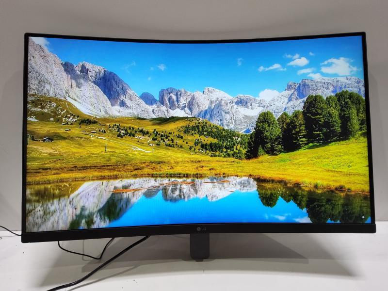 A Grade - LG 32BR50CB 32" Curved LCD Widescreen Monitor - MSRP $229