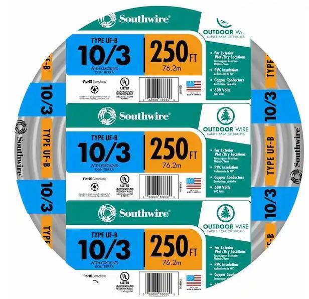 Lighting & Electrical- Southwire, Universal Security Instruments, Cerrowire, HDC, HALO, Hampton Bay -Est Retail $11,595