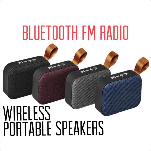 QTY: 40 - Mixed Lot Portable Bluetooth Speakers FM Radio