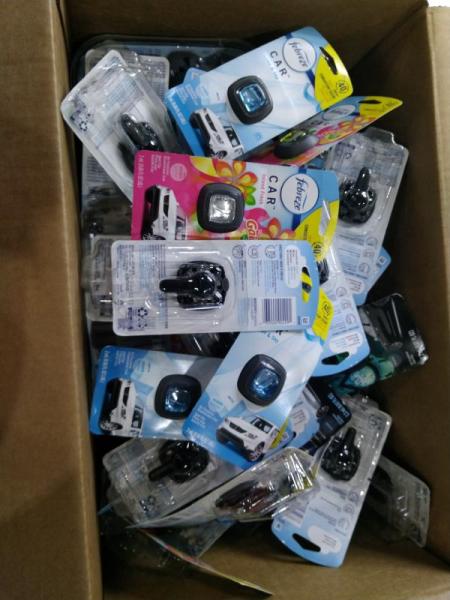 General Merchandise - LOTERIA Mexican Bingo, Febreze Car Vent Clip - MSRP $1,180