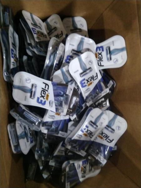 General Merchandise- Gillette Mach 3 Razor, BIC Flex 3 Titanium Razor - MSRP $1,086