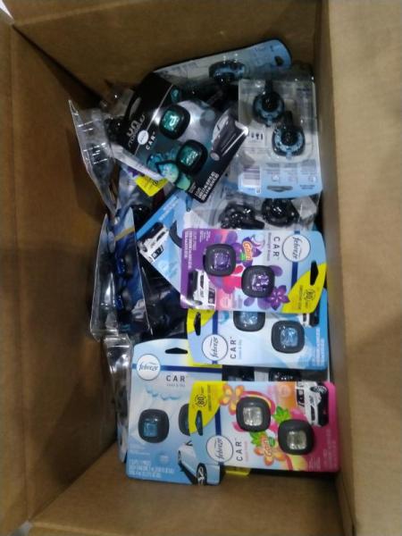 General Merchandise- Tide with Downy Detergent, Febreze Car Vent Clip, Neutrogena Sunscreen - MSRP $1,223