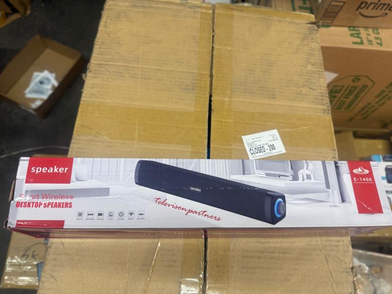 Smart Wireless Desktop Soundbar Speaker E-1406 Bluetooth TV and Sound