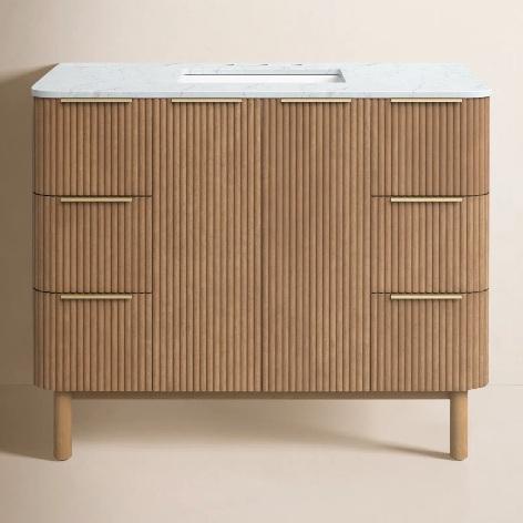 Truckload - Home Decor - Joss & Main Sink Vanity, Latitude Run Sofa, Joss & Main Sconce - MSRP $37,627