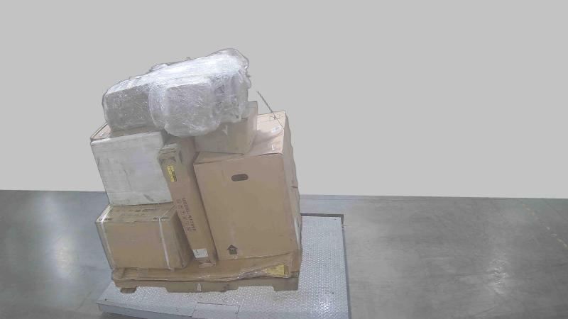 General Merchandise - Rolling Desk, Mini Refrigerator, Plastic Bags, Top Freezer Fridge, Glass Chair Mat - MSRP $3,967