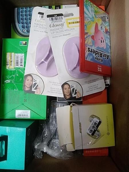 Electronics- Bose QuietComfort Headphones, Bose x Kendra Scott Earbuds, SteelSeries APEX Keyboard- Est Retail $1,475