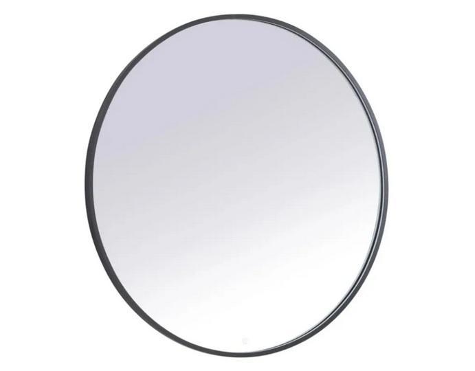 Elegant Lighting MRE6048BK Framed Bathroom Wall Mirror - MSRP $634