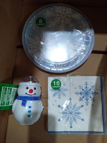 General Merch - Systane Eye Drops, Brookstone Automatic Putting Cup, Bluey Bluey Plush in Mug - MSRP $8,901