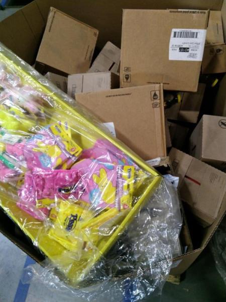 General Merch - Itek HDTV Headphone Kit, JLab Earbuds, Krazy Glue - MSRP $8,340