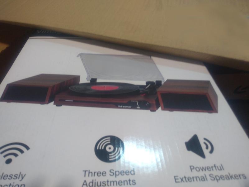 Unprocessed Manifested AMZ LPN Pallet - Ballu Space Heater, Triangle Motorcycle Helmet, Record Player - MSRP $2,407