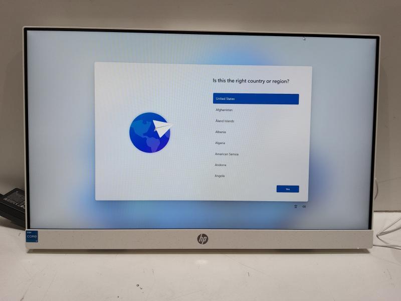 A Grade - HP 24-cr0026 23.8" All-in-One PC, Intel Core i3-N300, 8GB Memory, 256GB SSD - MSRP $709