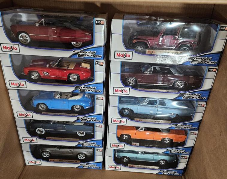 Collectible Car Toys by Maisto & Motor Max *Uninspected*